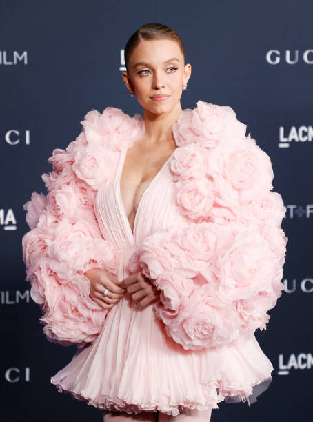 Actress Sydney Sweeney attends the 11th Annual LACMA Art+Film Gala at Los Angeles County Museum of Art in Los Angeles, California, on November 5, 2022.