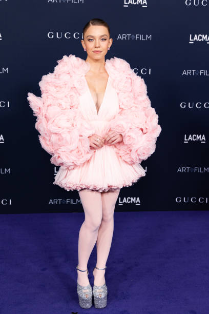 Actress Sydney Sweeney attends the 11th Annual LACMA Art+Film Gala at Los Angeles County Museum of Art on November 05, 2022 in Los Angeles, California.