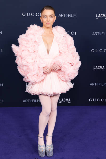Actress Sydney Sweeney attends the 11th Annual LACMA Art+Film Gala at Los Angeles County Museum of Art on November 05, 2022 in Los Angeles, California.