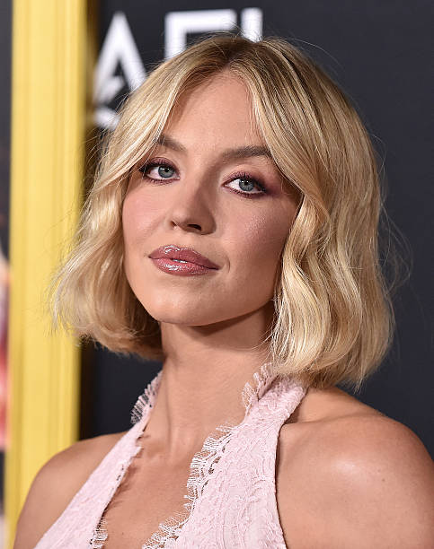Actress Sydney Sweeney attends the AFI premiere of "Christy" at the TCL Chinese Theatre in Hollywood, California on October 25, 2025 — frame 122/191 (483×612)