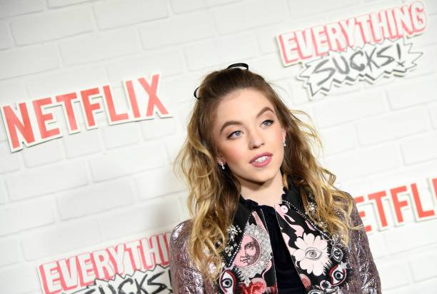 Actress Sydney Sweeney attends the Netflix premiere of "Everything Sucks!" at AMC Loews 34th Street in New York on January 31, 2018. / AFP PHOTO / ANGELA WEISS