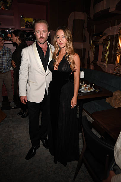 Ben Foster and Sydney Sweeney attend the "Christy" premiere party hosted by World Class Canada and Audi at Vinny during the Toronto International Film Festival on September 05, 2025 in Toronto, Ontario — frame 143/152 (408×612)