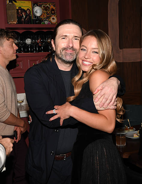 David Michod and Sydney Sweeney attends the "Christy" premiere party hosted by World Class Canada and Audi at Vinny during the Toronto International Film Festival on September 05, 2025 in Toronto, Ontario — frame 142/152 (473×612)