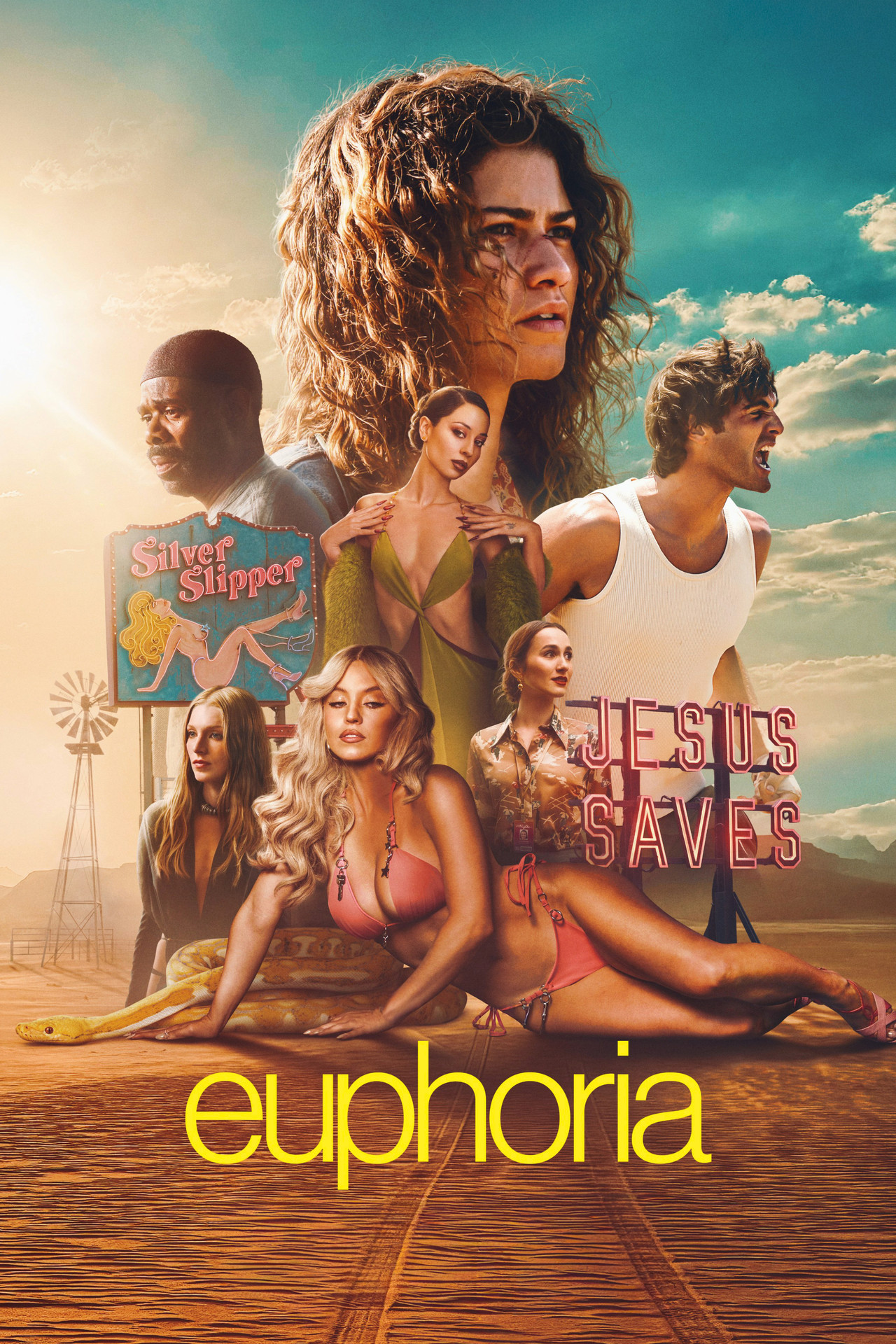 Euphoria — Official Poster (Sydney Sweeney as Cassie Howard)