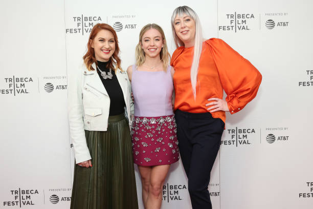 Lara Jean Gallagher, Sydney Sweeney and Aimee Lynn Barneburg attend the "Clementine" screening during the 2019 Tribeca Film Festival at Village East Cinema on April 27, 2019 in New York City (612×408)