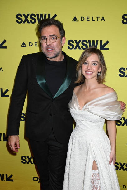 Michael Mohan and Sydney Sweeney at the premiere of "Immaculate" as part of SXSW 2024 Conference and Festivals held at the Paramount Theatre on March 12, 2024 in Austin, Texas — frame 54/69 (408×612)