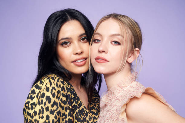 Otmara Marrero and Sydney Sweeney of the film 'Clementine' pose for a portrait during the 2019 Tribeca Film Festival at Spring Studio on April 28, 2019 in New York City (612×408)