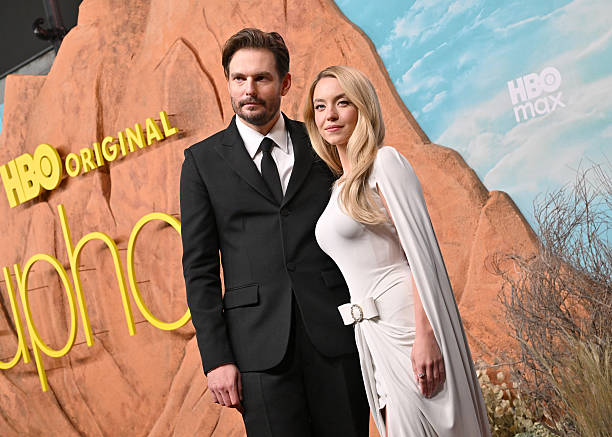 Sam Levinson and Sydney Sweeney attend the Los Angeles Premiere of HBO's "Euphoria" Season 3 at TCL Chinese Theatre o...