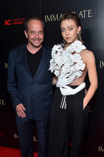 Steven Sweeney and Sydney Sweeney at the Los Angeles premiere screening of "Immaculate" held during Beyond Fest at The Egyptian Theatre Hollywood on March 15, 2024 in Los Angeles, California.
