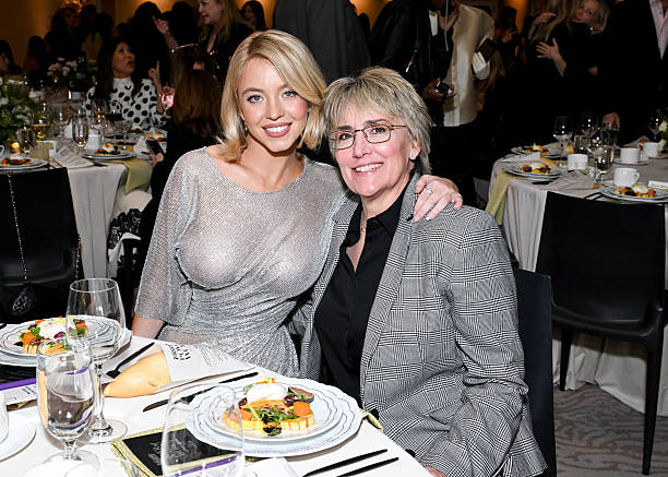Sydney Sweeney and Christy Martin at Variety's 2025 Power of Women Los Angeles, Presented by Lifetime at the Beverly Hills Hotel on October 29, 2025 in Beverly Hills, California — frame 26/40 (612×437)