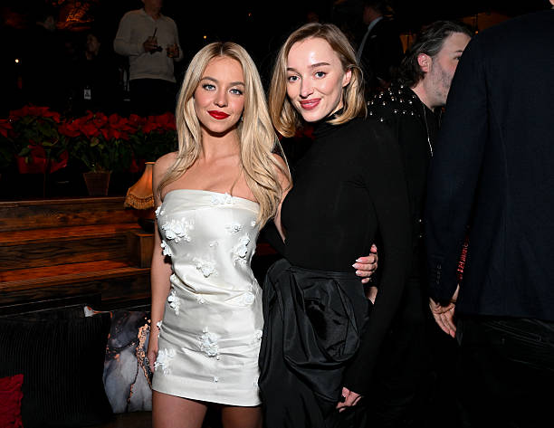 Sydney Sweeney and Phoebe Dynevor at "The Housemaid" Los Angeles Premiere After Party held at TAO on December 15, 2025 in Los Angeles, California — frame 205/234 (612×473)