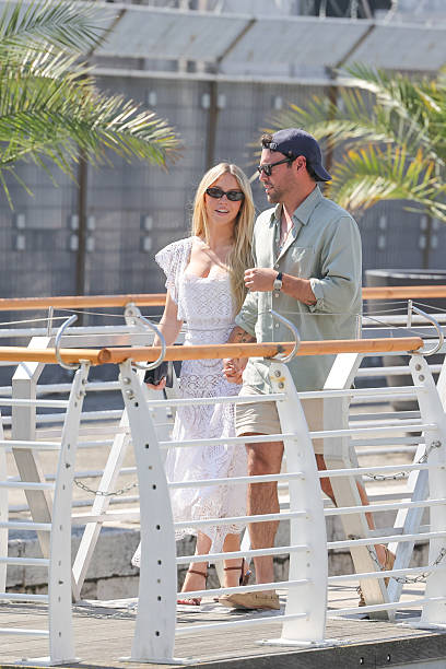 Sydney Sweeney and Scooter Braun is Seen During