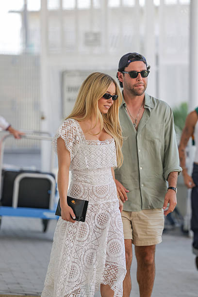 Sydney Sweeney and Scooter Braun is Seen During