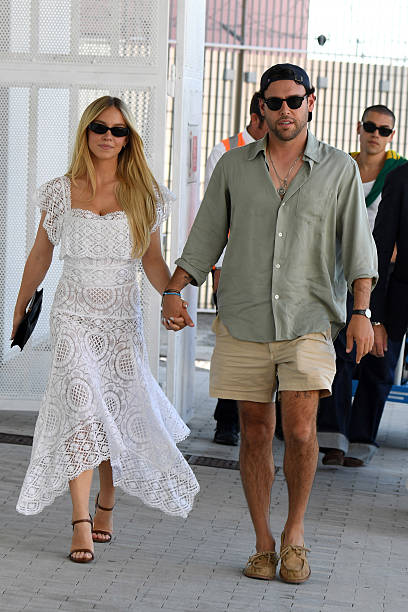 Sydney Sweeney and Scooter Braun is Seen During