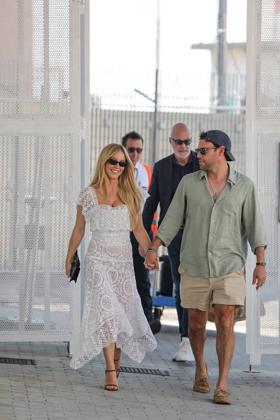 Sydney Sweeney and Scooter Braun is Seen During