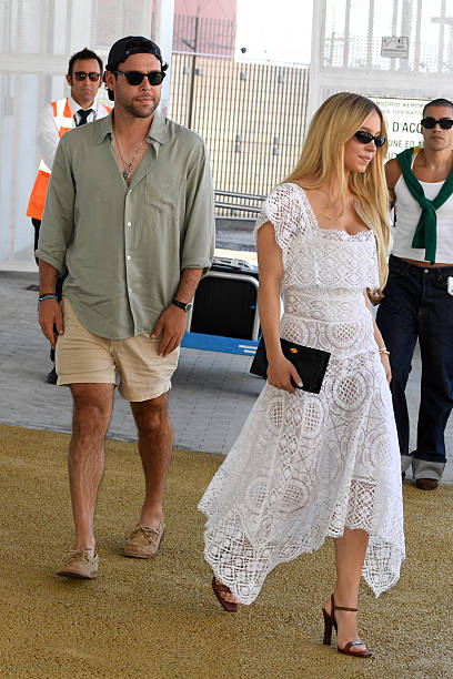 Sydney Sweeney and Scooter Braun is Seen During