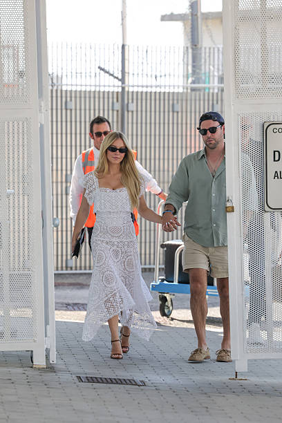 Sydney Sweeney and Scooter Braun is Seen During