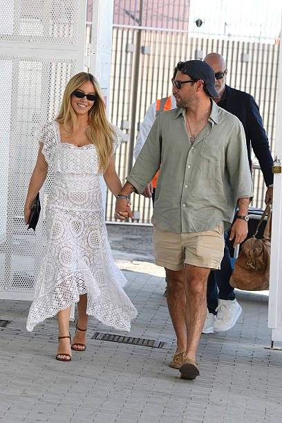 Sydney Sweeney and Scooter Braun is Seen During