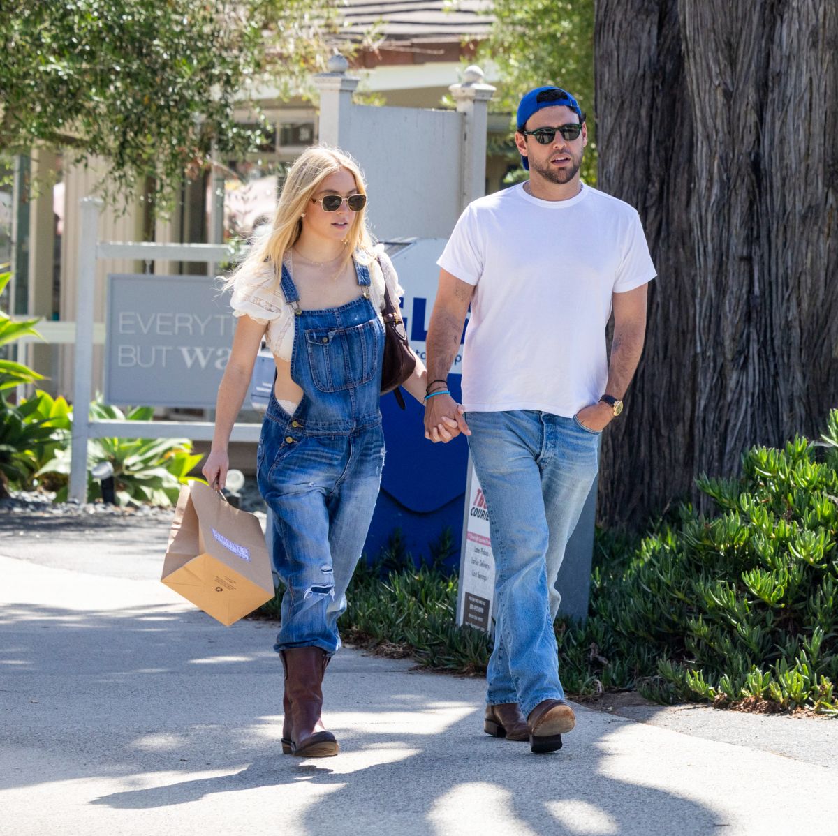 Sydney Sweeney and Scooter Braun Out and About