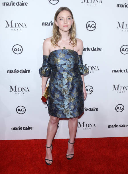 Sydney Sweeney arrives to the Marie Claire's Image Maker Awards 2018 held at Delilah on January 11, 2018 in West Hollywood, California (449×612)