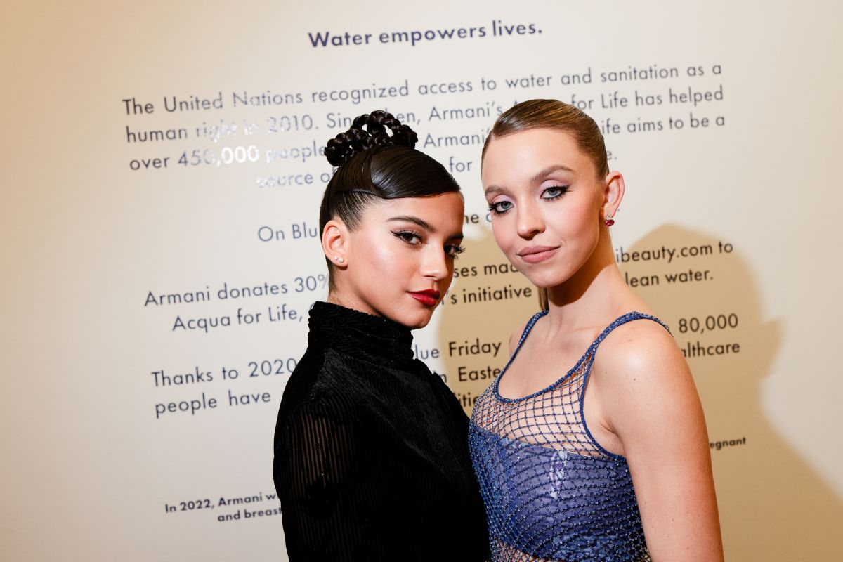 SYDNEY SWEENEY at Armani Beauty Acqua for Life Charity Event in Los Angels 11/05/2022 (1200×800)