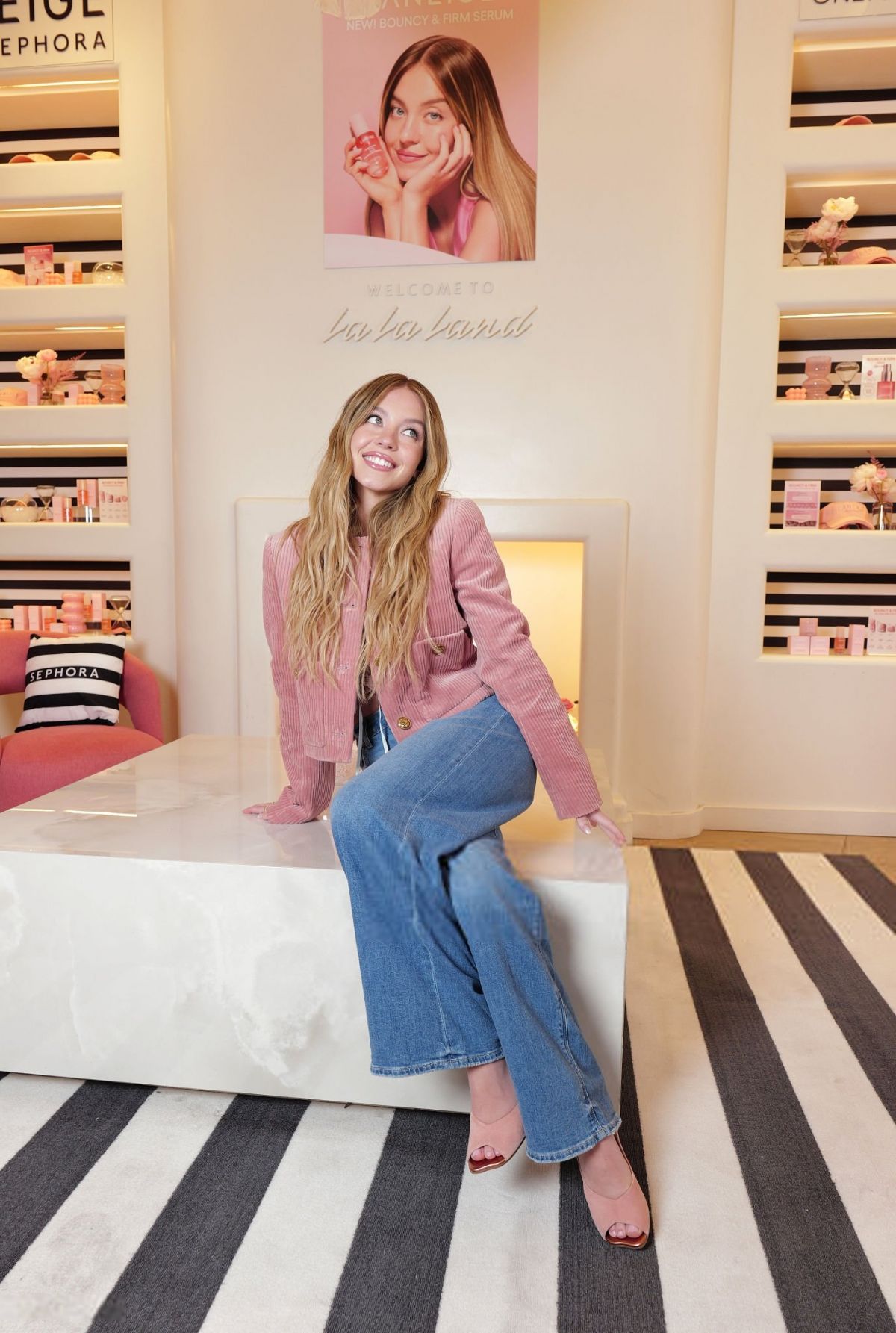 SYDNEY SWEENEY at Laneige Celebrates Launch of Bouncy & Firm Serum in Los Angeles 04/02/2025 (1200×1785)
