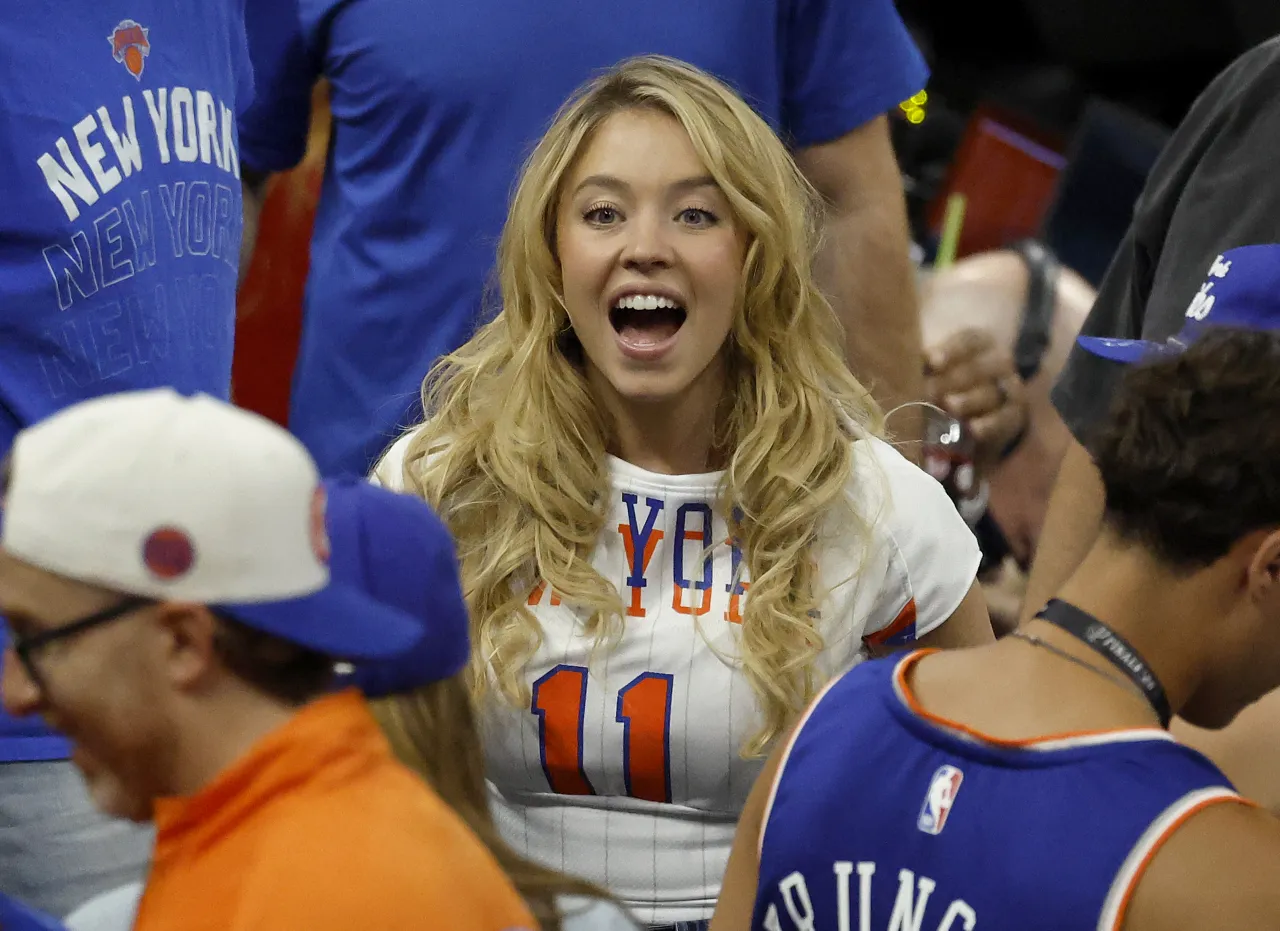 Sydney Sweeney at Nba Finals Game in San Antonio