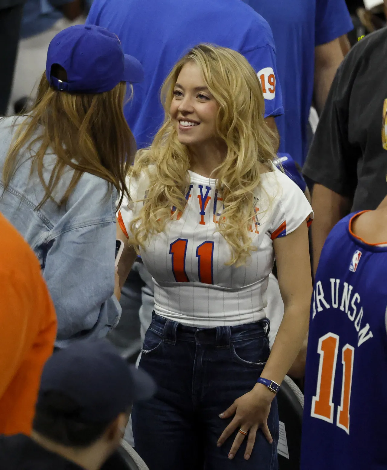 Sydney Sweeney at NBA Finals Game 5 in San Antonio June 2026 (1280×1552)