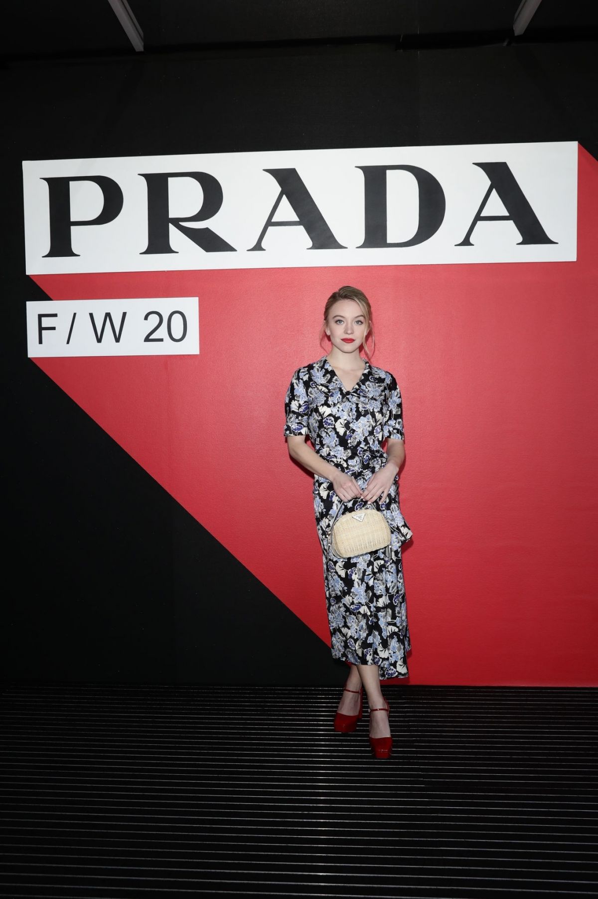 SYDNEY SWEENEY at Prada Show at Milan Fashion Week 02/20/2020 (1200×1803)