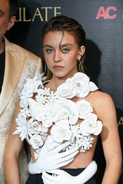 Sydney Sweeney at the Los Angeles premiere screening of "Immaculate" held during Beyond Fest at The Egyptian Theatre Hollywood on March 15, 2024 in Los Angeles, California.