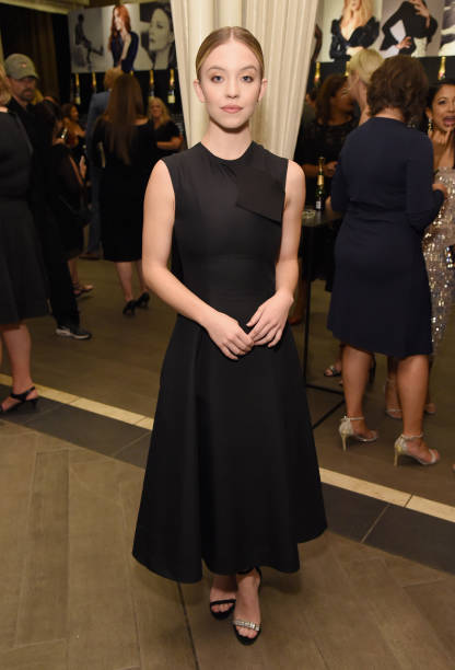 Sydney Sweeney attends ELLE's 25th Annual Women In Hollywood Celebration presented by L'Oreal Paris, Hearts On Fire and CALVIN KLEIN at Four Seasons Hotel Los Angeles at Beverly Hills on October 15, 2018 in Los Angeles, California — frame 5/13 (416×612)