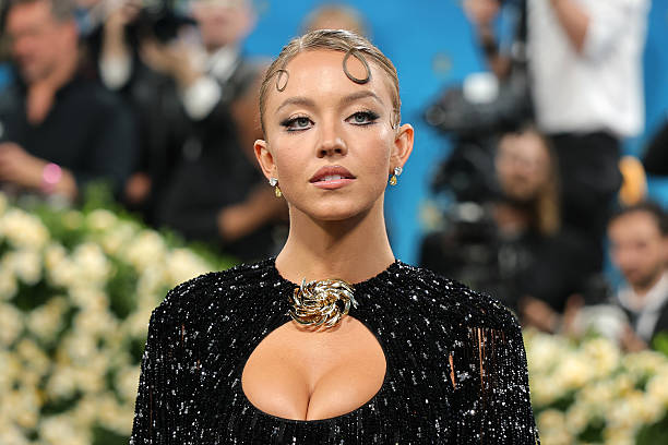 Sydney Sweeney attends the 2025 Met Gala Celebrating "Superfine: Tailoring Black Style" at Metropolitan Museum of Art on May 05, 2025 in New York City.