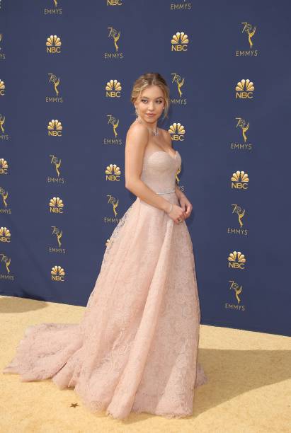 Sydney Sweeney attends the 70th Emmy Awards at Microsoft Theater on September 17, 2018 in Los Angeles, California.