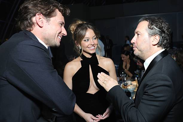Sydney Sweeney attends the Academy Museum 5th Annual Gala in Partnership with Rolex at Academy Museum of Motion Pictures on October 18, 2025 in Los Angeles, California — frame 1/8 (612×408)