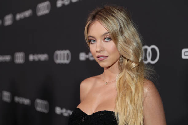 Sydney Sweeney attends the Audi pre-Emmy celebration at the La Peer Hotel in West Hollywood on Friday, September 14, 2018.
