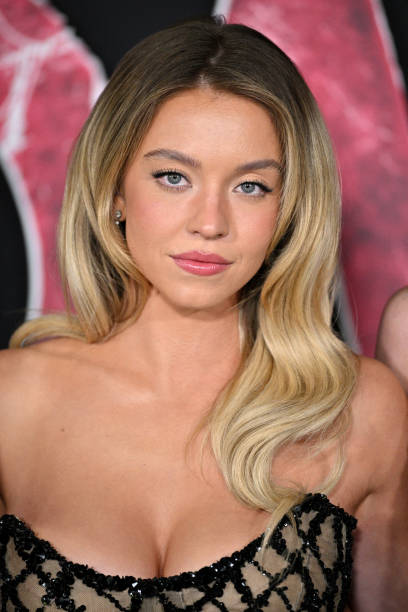 Sydney Sweeney attends the World Premiere of Sony Pictures' "Madame Web" at Regency Village Theatre on February 12, 2024 in Los Angeles, California.