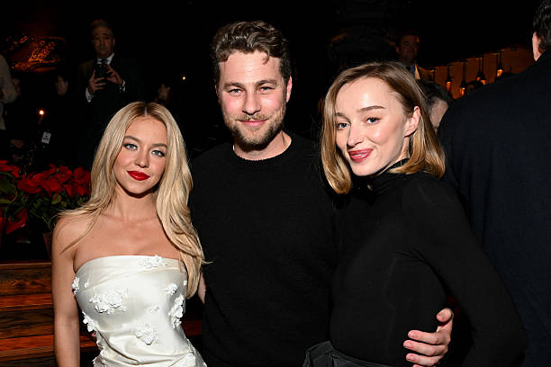 Sydney Sweeney, Cameron Fuller and Phoebe Dynevor at "The Housemaid" Los Angeles Premiere After Party held at TAO on December 15, 2025 in Los Angeles, California — frame 206/234 (612×408)