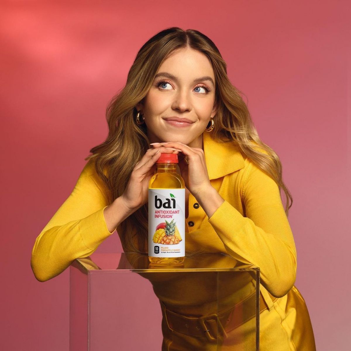 SYDNEY SWEENEY for Bai Water 2023 Campaign (1200×1200)