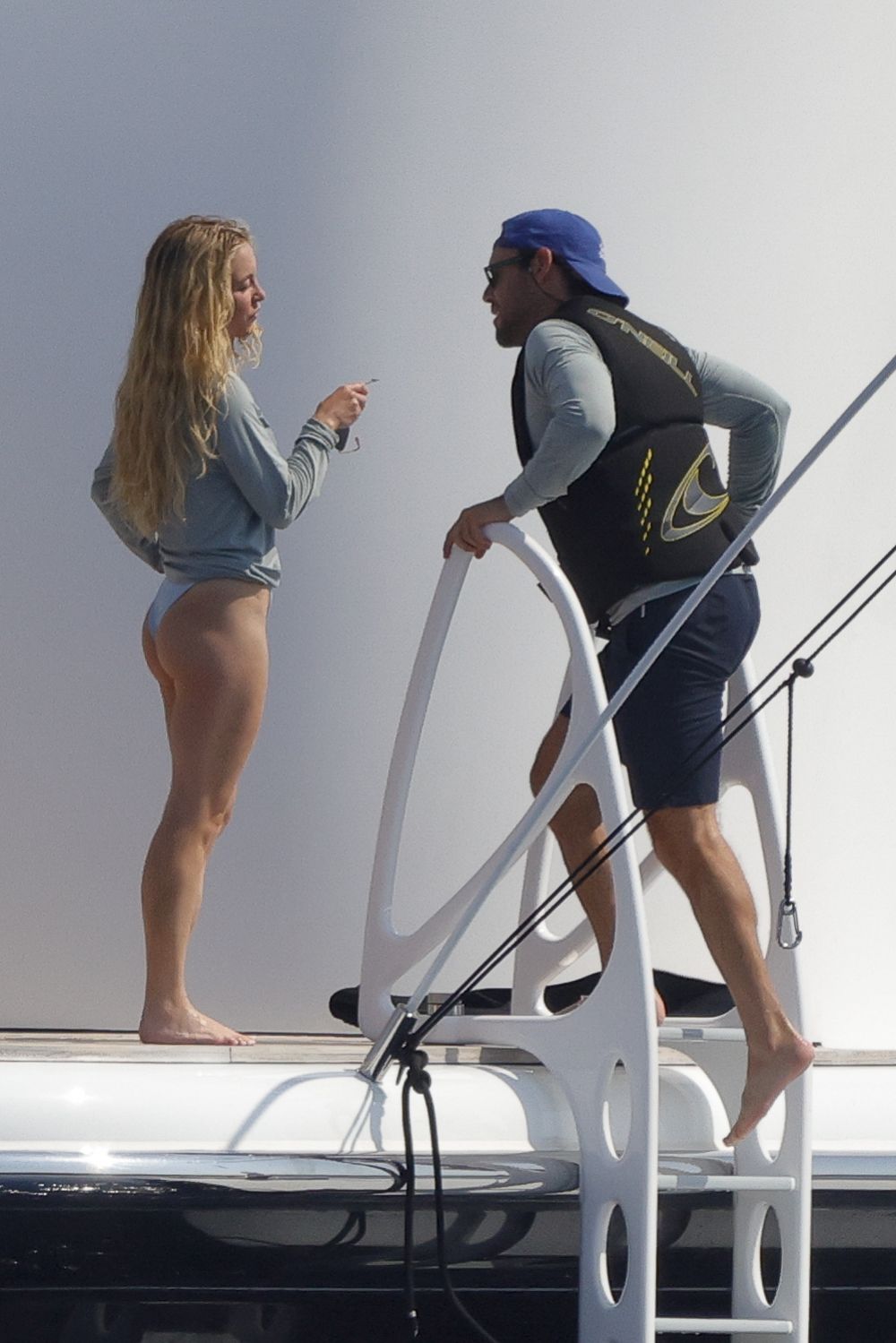 Sydney Sweeney in Bikini Bottoms Jet Skiing in Mal