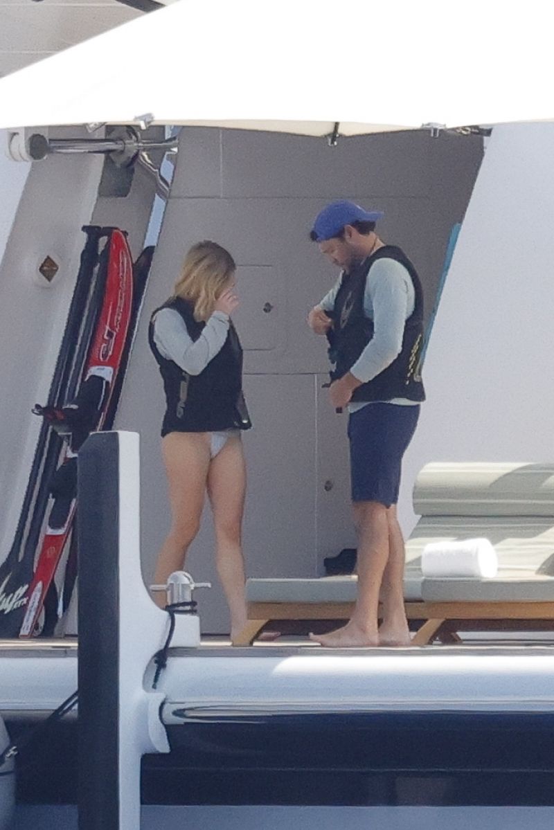 Sydney Sweeney in Bikini Bottoms Jet Skiing in Mal Cceffe