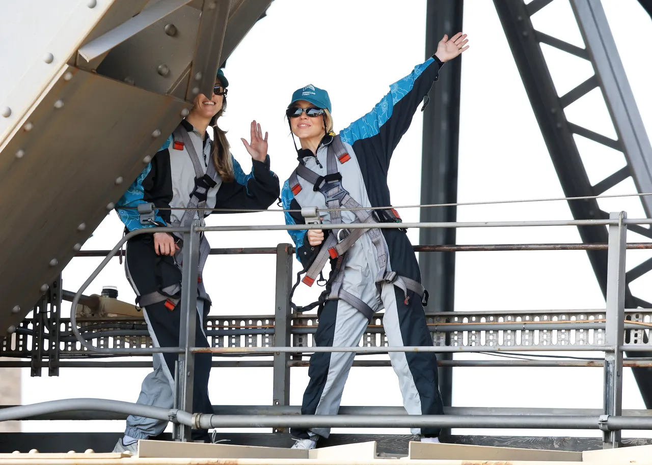 Sydney Sweeney in Bridgeclimb Suit Sydney May 2026