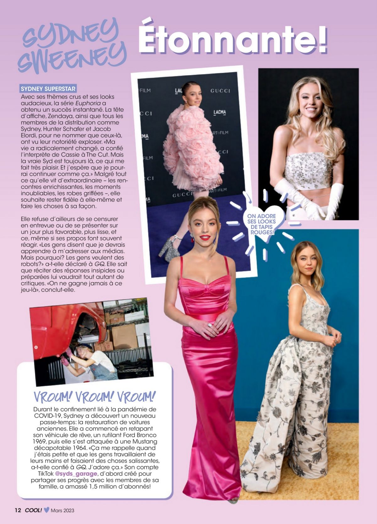 SYDNEY SWEENEY in Cool Canada Magazine, March 2023 (1200×1665)