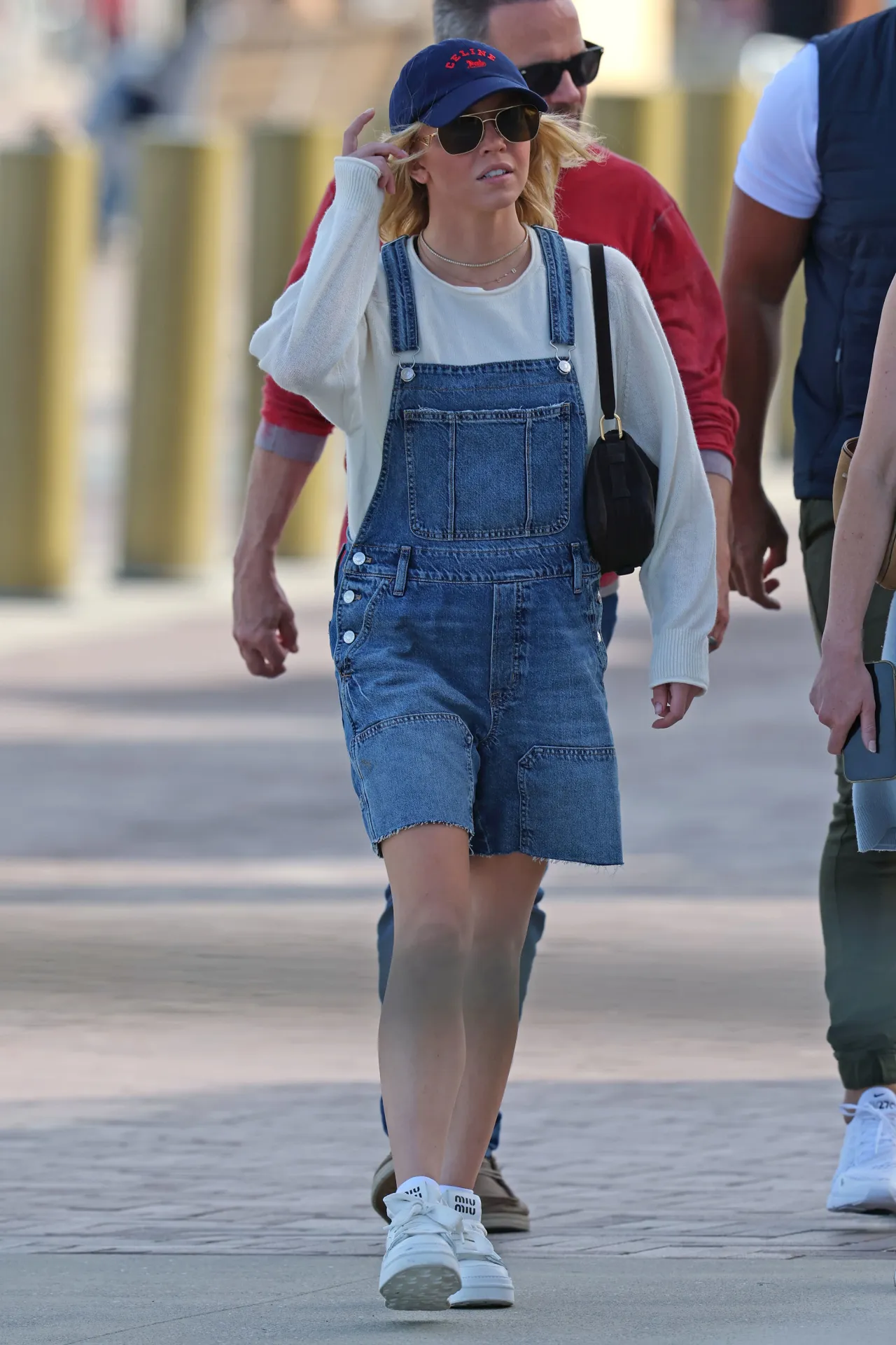 Sydney Sweeney in Denim Overalls Sydney May 2026