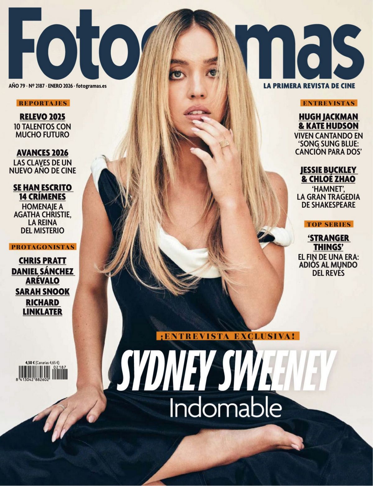 SYDNEY SWEENEY in Fotogramas Magazine, January 2026 (1200×1563)