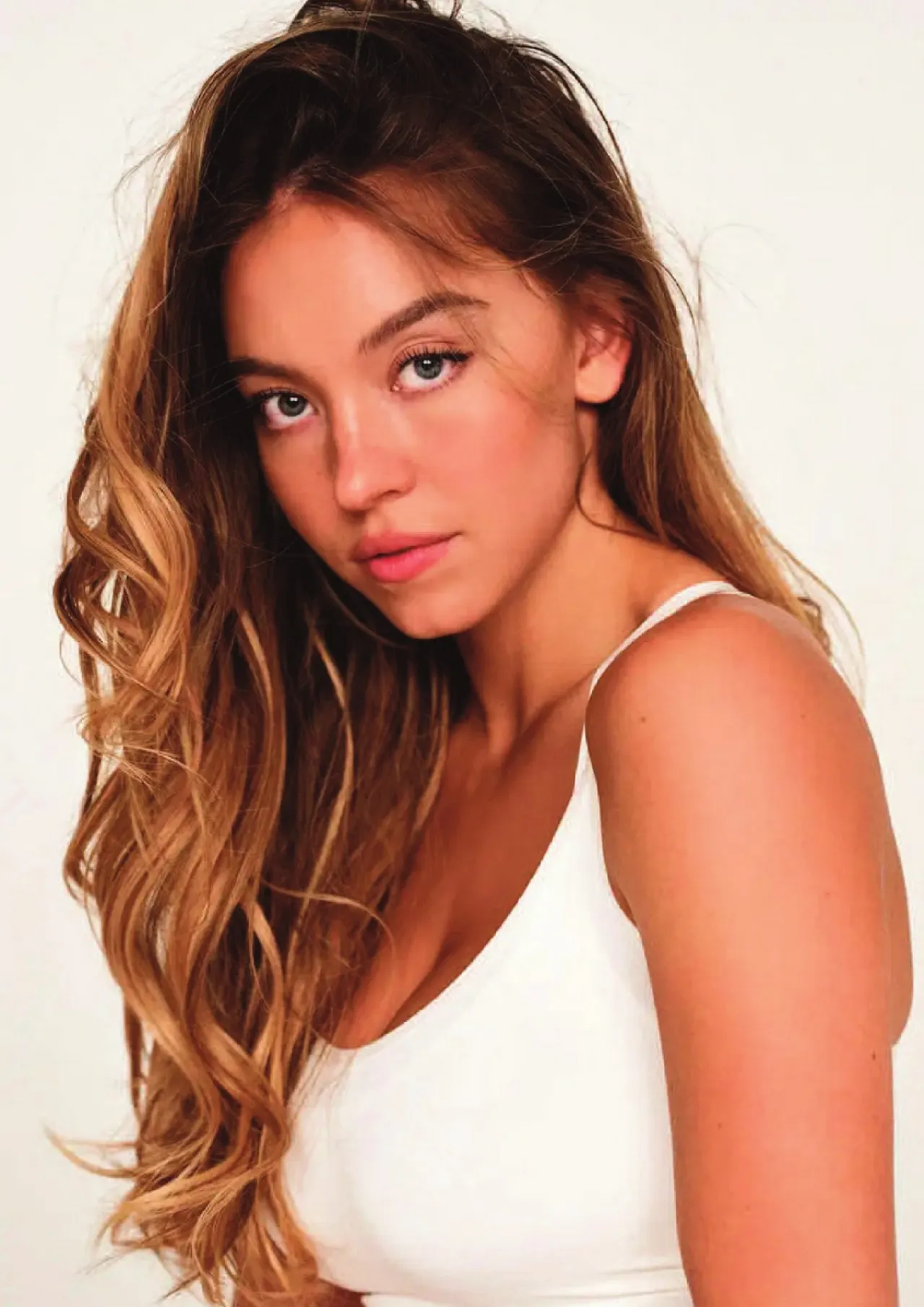 Sydney Sweeney in Olive Utility and Leather Gloves for First Class June 2026