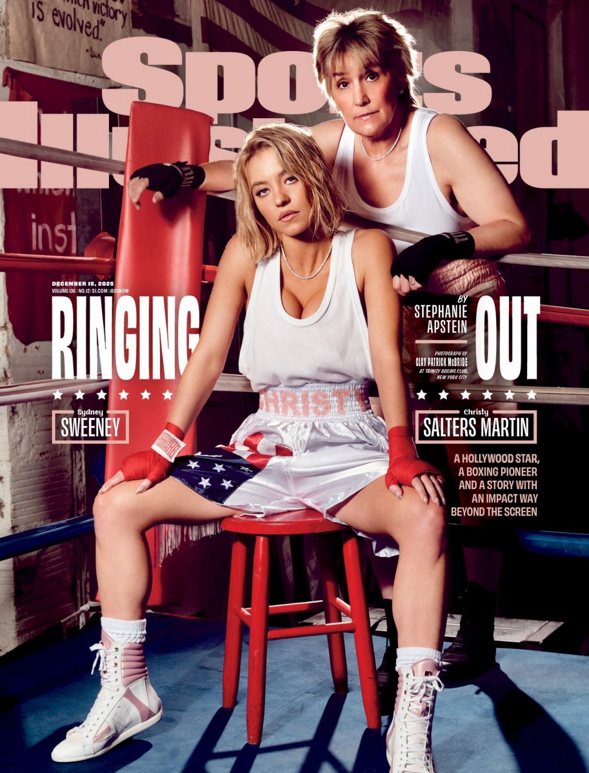 SYDNEY SWEENEY in Sports Illustrated, December 2025 — frame 43/53 (1200×1575)
