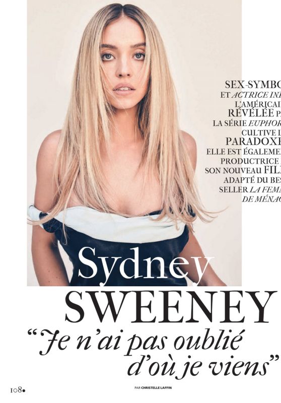 Sydney Sweeney in Strapless Look for Madame Figaro December 2025 — frame 20/27 (558×800)