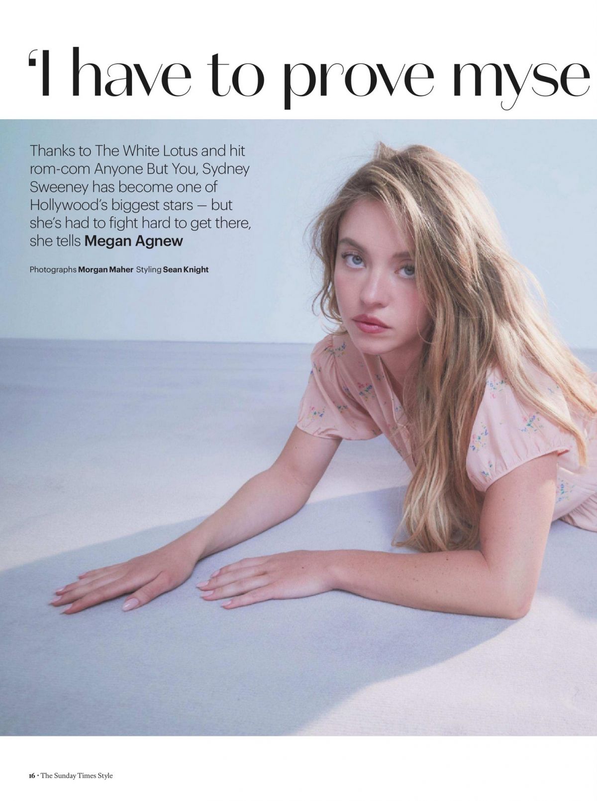 SYDNEY SWEENEY in The Sunday Times Style, May 2025 (1200×1611)