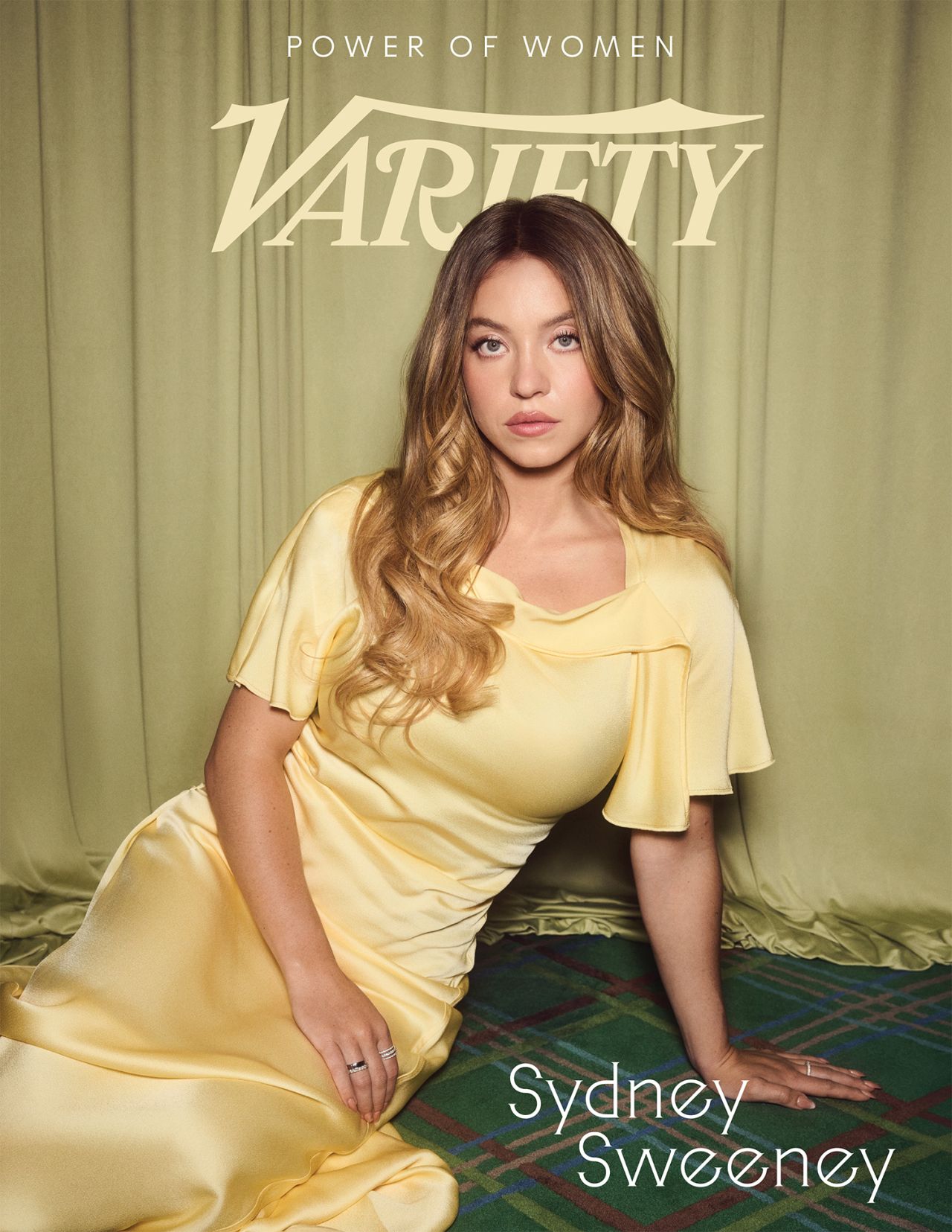 Sydney Sweeney in Victoria Beckham Yellow Dress for Variety Power of Women 2025 — frame 40/191 (1280×1655)