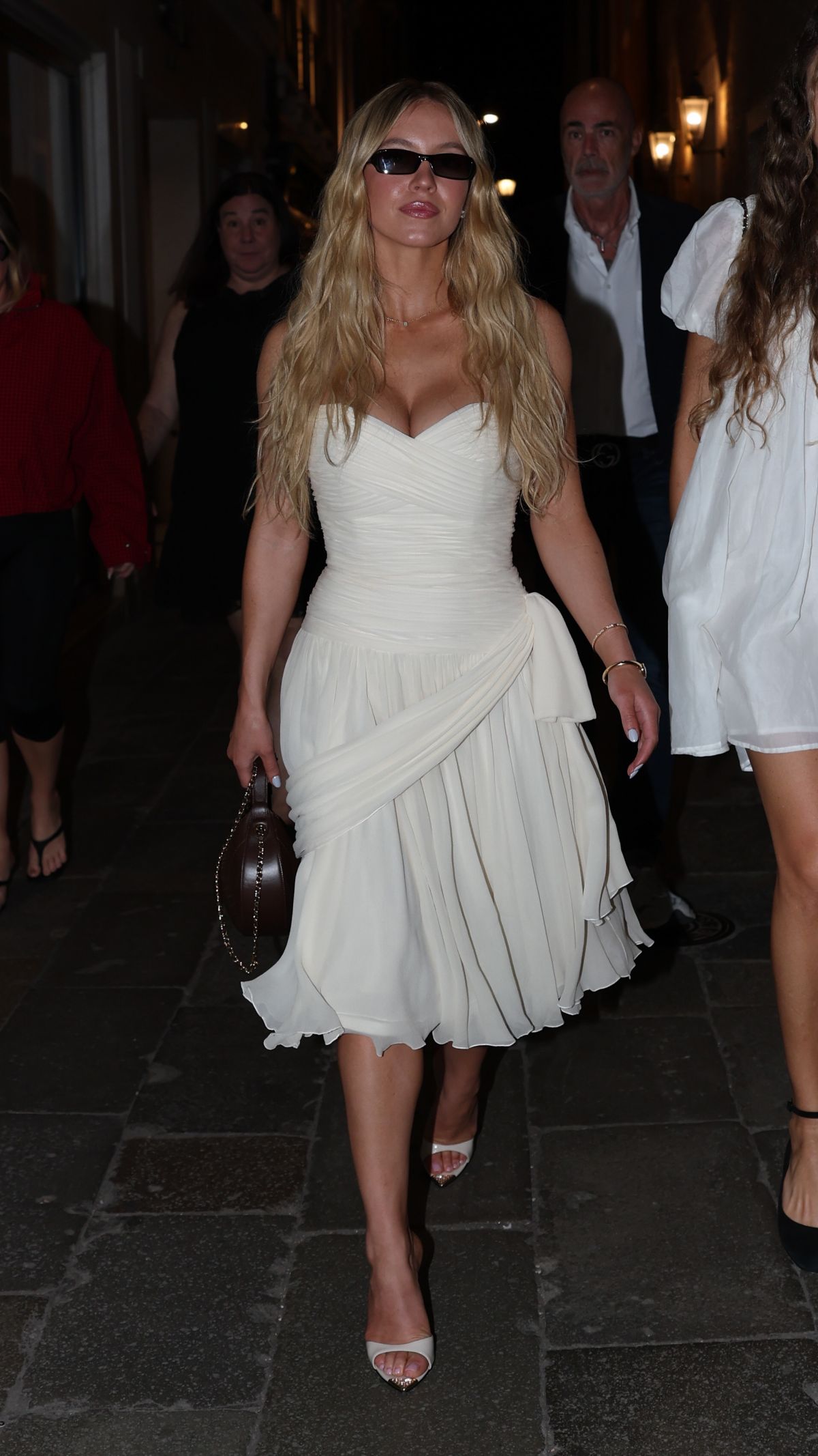 Sydney Sweeney Night Out at Harry S Bar During
